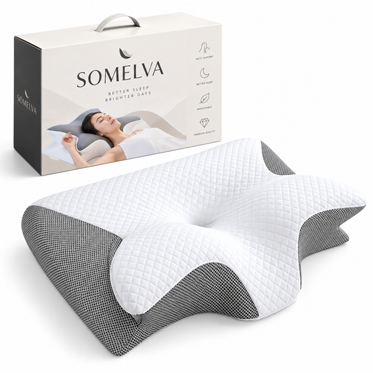 Oreiller ergonomique cervical Somelva et sa boîte